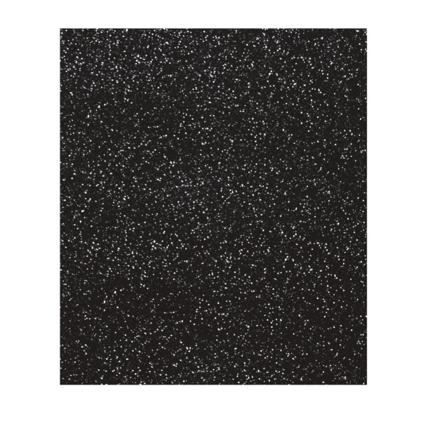 Foamy Diamantado Tamaño Carta - 10 Hojas, Negro