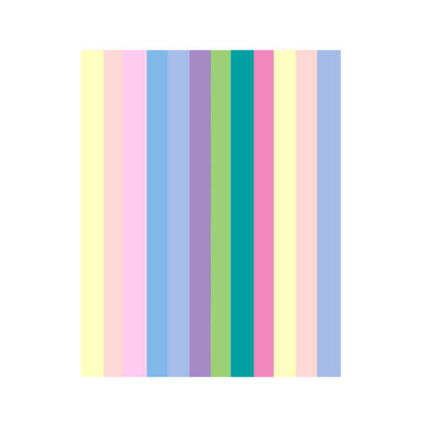Foamy Multicolor Tamaño Carta - Baby