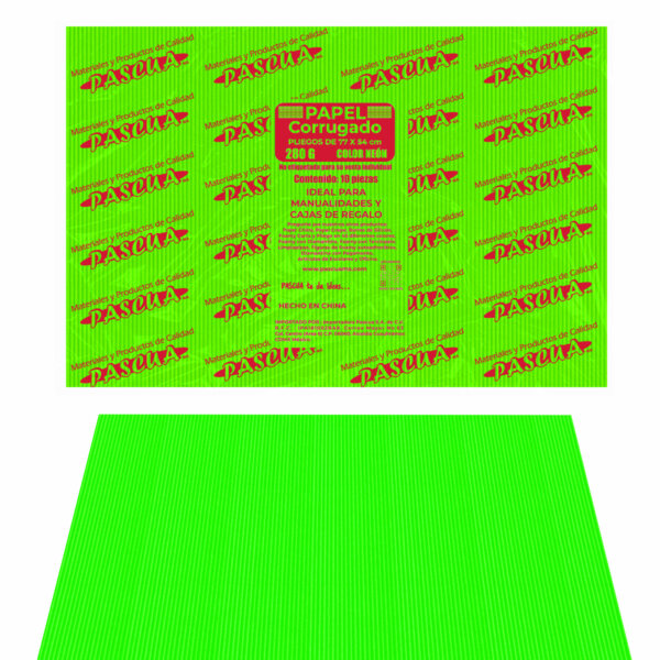 Papel Corrugado Neón