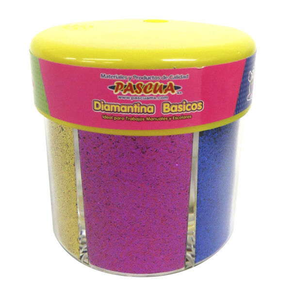 Frasco con Diamantina con 6 Colores - Image 3