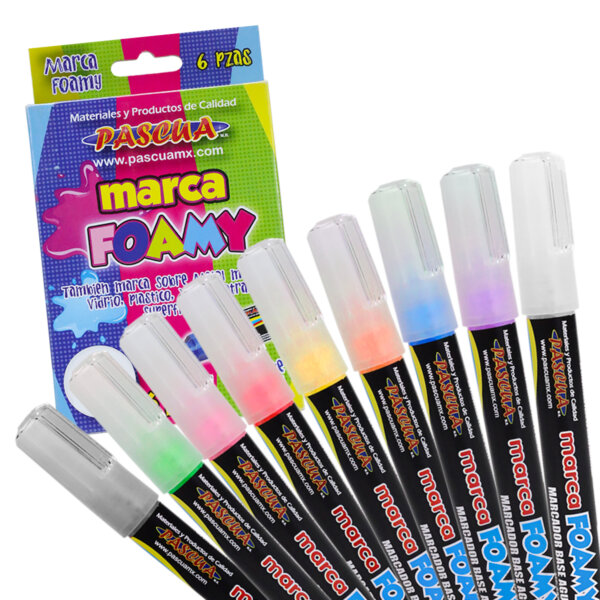 Marcador Acrílico Punta Bala para Diferentes Superficies