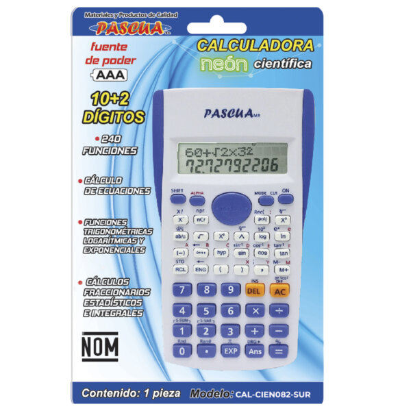 Calculadoras Científicas Colores Neón - Image 3