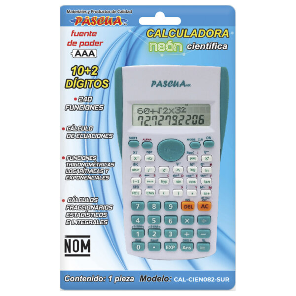 Calculadoras Científicas Colores Neón - Image 4