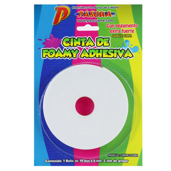 Cinta de Foamy Adhesiva