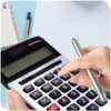 Entrada para producto calculadora negra