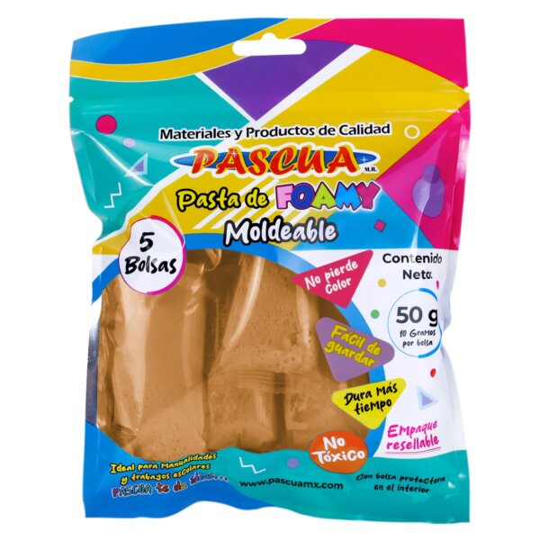 Pasta de Foamy Moldeable Bolsa ( 50 g ) - Camello