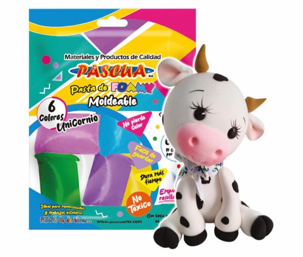 Foamy Moldeable 6 colores surtidos