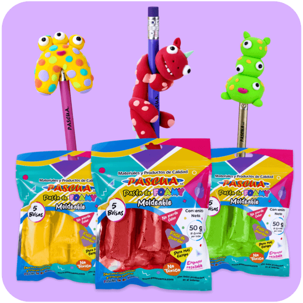 Pasta de Foamy Moldeable Bolsa Macarron ( 50 g )