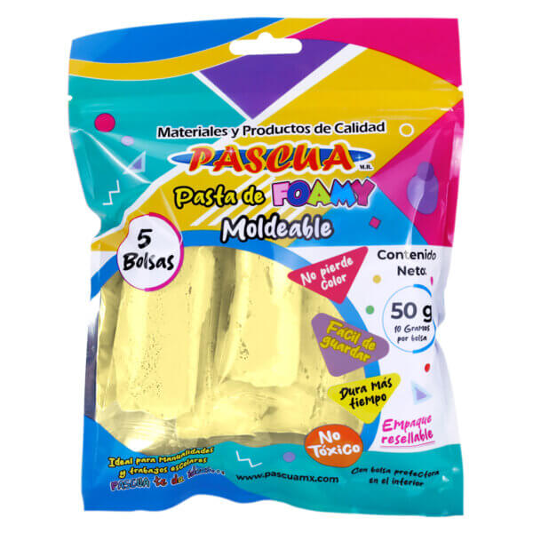 Pasta de Foamy Moldeable Bolsa Macarron ( 50 g ) - Image 14