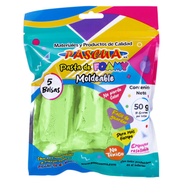 Pasta de Foamy Moldeable Bolsa Macarron ( 50 g ) - Image 18