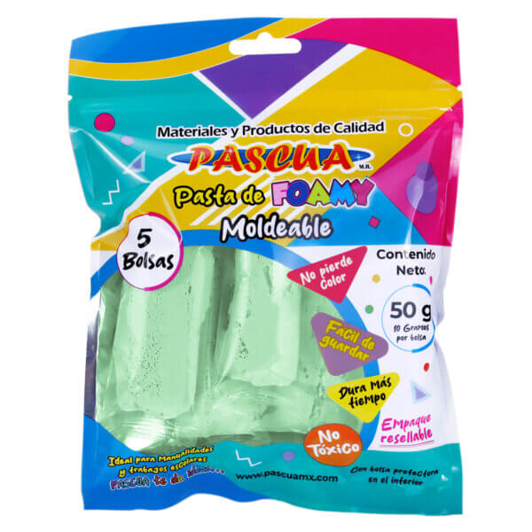 Pasta de Foamy Moldeable Bolsa Macarron ( 50 g ) - Image 19