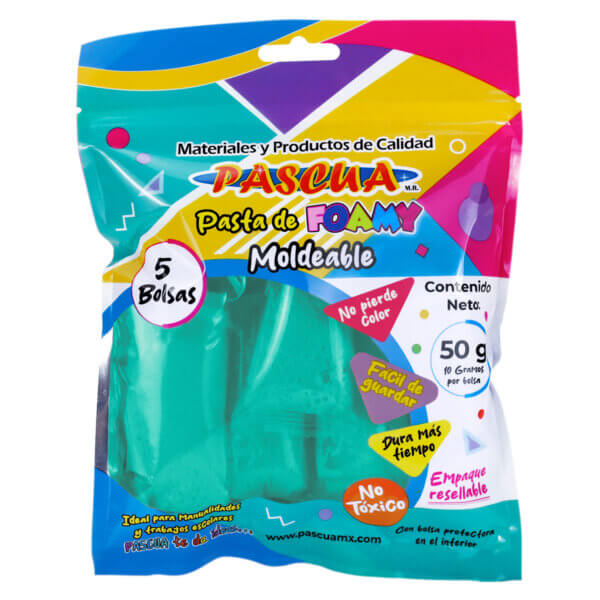 Pasta de Foamy Moldeable Bolsa Macarron ( 50 g ) - Image 23