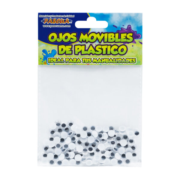 Ojos Movibles De Plástico Sin/Adhesivo - Image 6