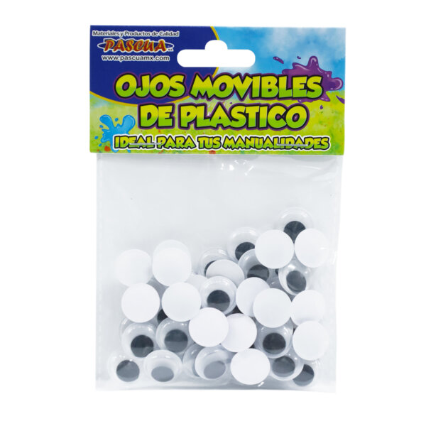Ojos Movibles De Plástico Sin/Adhesivo - Image 10
