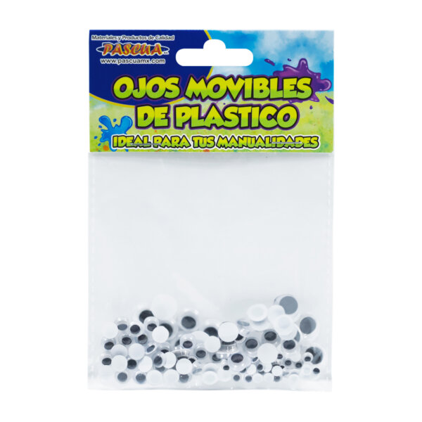 Ojos Movibles De Plástico Sin/Adhesivo - Image 8