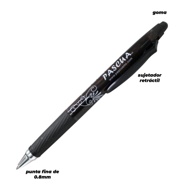 Bolígrafo de Tinta Borrable con Clip Retráctil - Image 5