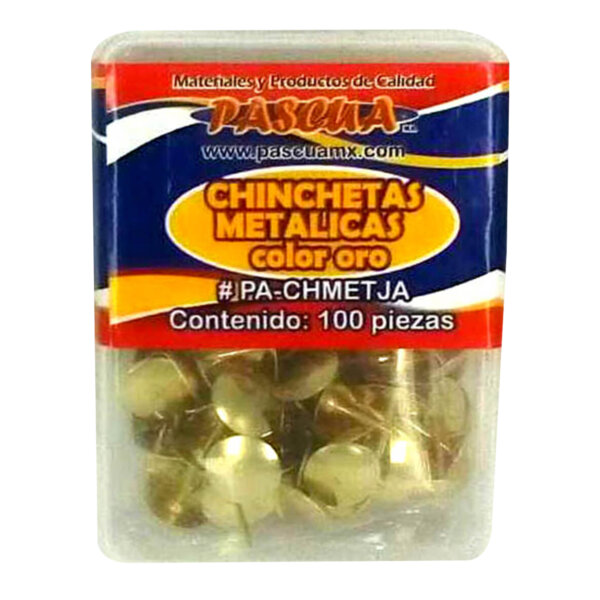 Chinchetas Metálicas - Oro