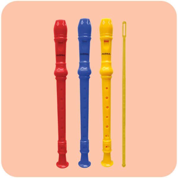 Flautas de Colores Solidos