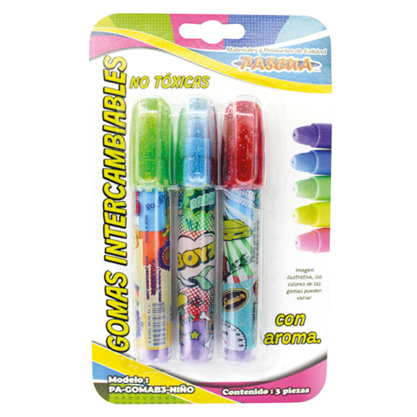 Gomas Intercambiables Blíster