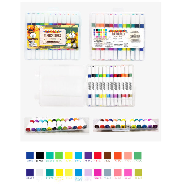 Marcador Dual Color