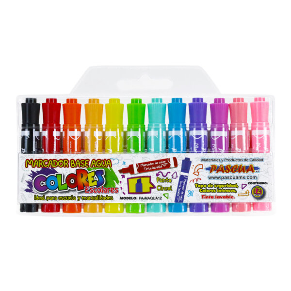 Marcador Base Agua Colores
