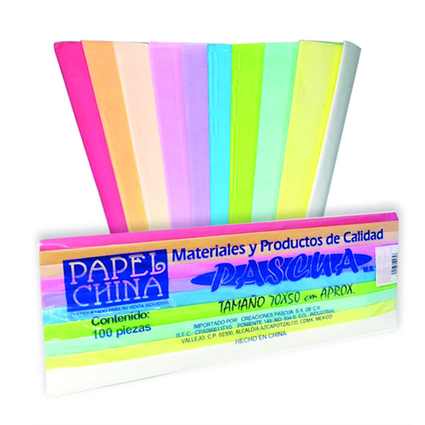 Papel China Surtido - Pastel