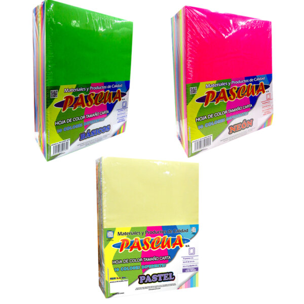 Hoja de Colores Surtidos Tamaño Carta con Mil Piezas - Image 10