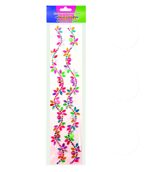 Tiras con Líneas de Flores