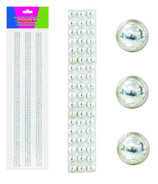 Tiras de Perlas Redondas 4 mm