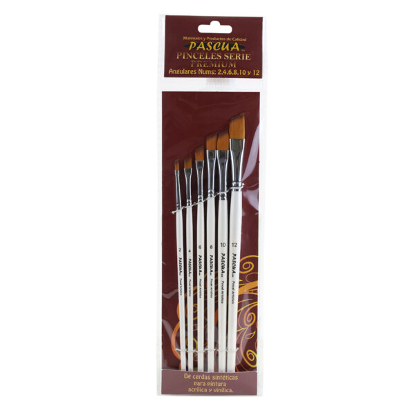 Pinceles Angulares Serie Premium