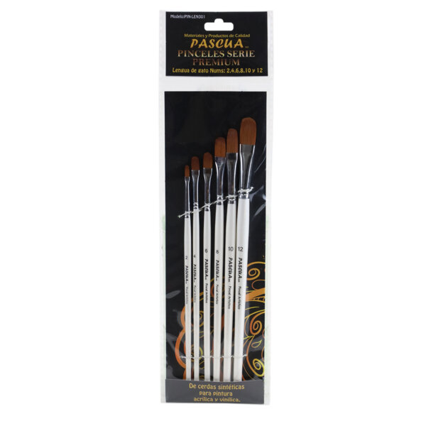 Pinceles Lengua de Gato Serie Premium