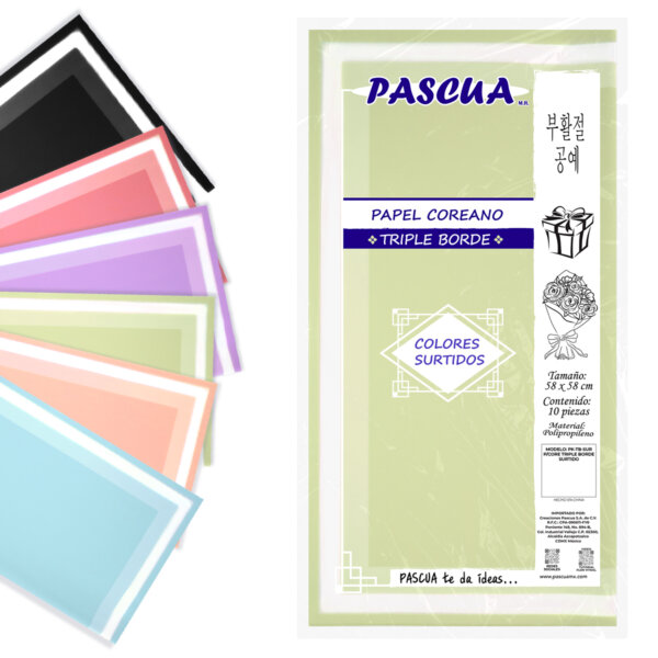 Papel Coreano Triple Borde