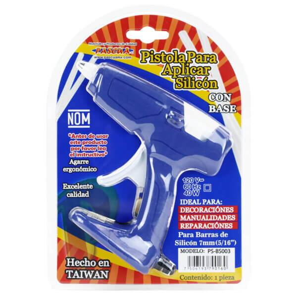 Pistola para Silicón con Base Barra Delgada 7 mm