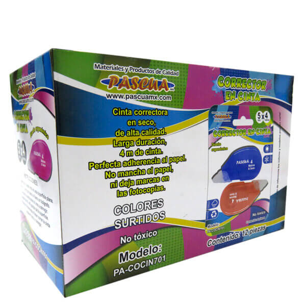 Caja de Corrector en Cinta Blíster 4 m
