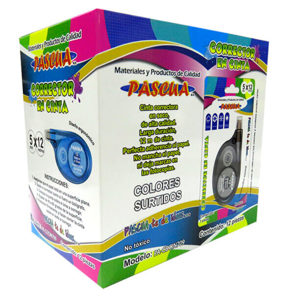Caja de Corrector en Cinta 12 m