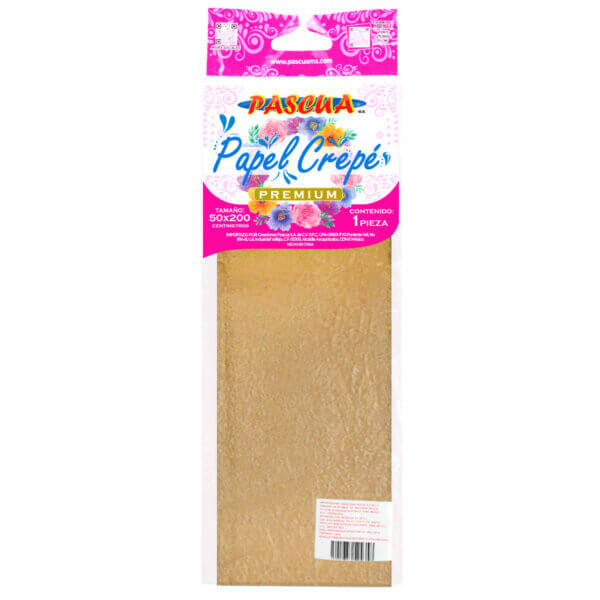 Papel Crepé Metálico con Una PZA
