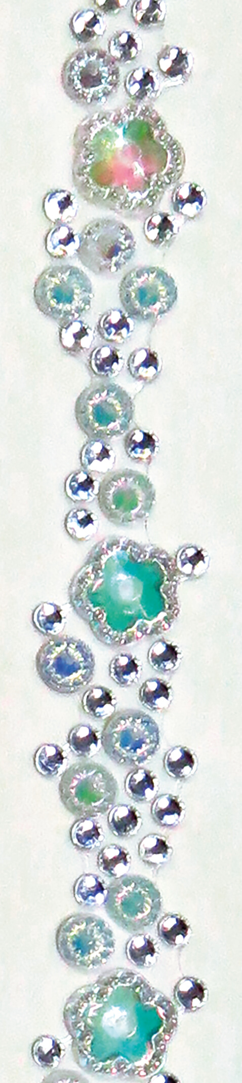 Líneas de Flores y Diamantes Nacaradas